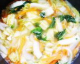 野菜たっぷり！我が家の特製肉団子スープ作り方6写真