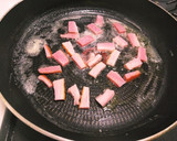 玉白茸としめじのベーコン炒め作り方2写真