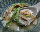 あさりと生節、木の芽煮　冷しだし茶漬け作り方23写真