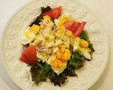 ポテトサラダinりんご作り方3写真