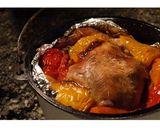 キャンプ！ダッチオーブンでローストチキン作り方7写真