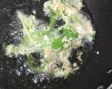 酢を足してサクサク春菊の天ぷら作り方4写真