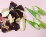 さっぱりおいしい♡鶏肉と夏野菜の甘酢あん作り方2写真