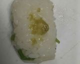 南紀白浜名物わさび葉「葵寿司」作り方12写真