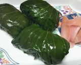 南紀白浜名物わさび葉「葵寿司」作り方16写真