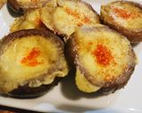 フライパンで！焦がし醤油のしいたけチーズ作り方4写真