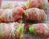 トマトの肉巻きロールキャベツ煮作り方5写真