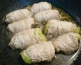 トマトの肉巻きロールキャベツ煮作り方7写真