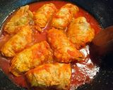 トマトの肉巻きロールキャベツ煮作り方11写真