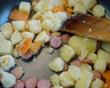 ウインナーとポテトのカレーカルピスサラダ作り方6写真