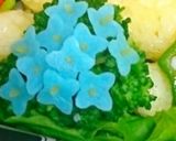 簡単『ポムポムプリンと紫陽花』弁当♡作り方6写真