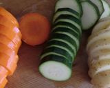 アマニ油でホロ柔らか！チキンと野菜蒸し作り方3写真