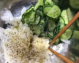 大根ときゅうりのレモンオイルサラダ作り方3写真