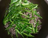 簡単　ピーマンと豚ひき肉の春雨炒め作り方3写真