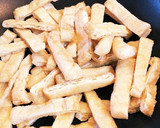 豆苗と油揚げ炒めver簡単作り方1写真