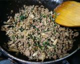 大葉そぼろで香り旨み♪ひき肉のレタス包み作り方4写真