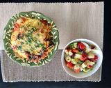 ベーコンとケールのパスタオムレツ作り方9写真