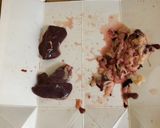 蒟蒻が人気のレバーの梅煮(きのこ入り)作り方4写真