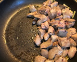 蒟蒻が人気のレバーの梅煮（きのこ入り）作り方5写真
