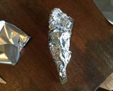 BBQでキャンプファイヤーコーン作り方5写真