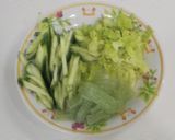フライドチキンと蒟蒻＊ベジボウル作り方1写真