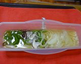 100均のレンチンケースで簡単和風パスタ作り方2写真