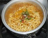 ラーメンにポテトサラダ！ 擬似豚骨！？作り方5写真