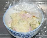 ラーメンにポテトサラダ！ 擬似豚骨！？作り方7写真