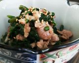 上品なお味♪春菊と豚肉の白味噌和え作り方3写真