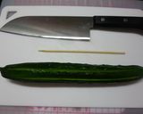 おつまみに～♬カラフルなしましまキュウリ作り方1写真
