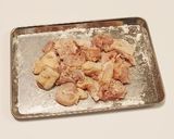鶏肉とエリンギのガーリックバター炒め作り方1写真