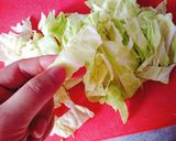 キャベツのレモン醤油和え作り方1写真