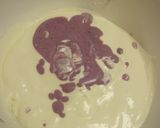 ブルーベリーのマーブルレアチーズケーキ作り方6写真