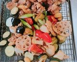 美味しい☆鶏肉と彩り夏野菜の甘酢和え作り方5写真