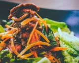 60℃タレ絡む 牛肉の韓国風ナムルサラダ作り方23写真