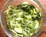 わらびのたたき　薄揚げ焼き作り方3写真