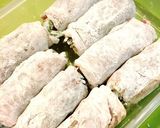 豚と大葉とチーズと梅昆布茶のクルクル…作り方7写真