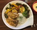 夏野菜で！チキンと焼き野菜のベジボウル☆作り方5写真
