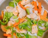 鶏胸肉とピーマンの酢鶏風炒め作り方5写真