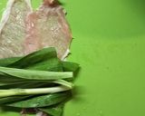 栄養たっぷり☆行者ニンニクの肉巻き天ぷら作り方1写真