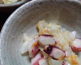 レンジで簡単！さっぱり梅タコキャベツ作り方4写真