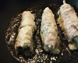 栄養たっぷり☆行者ニンニクの肉巻き天ぷら作り方5写真