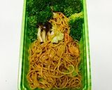 塾弁解説URL追記）扇状地やきそば弁当作り方4写真