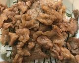 ふっくら香ばしい！豚肉となすの蒲焼丼☆作り方8写真