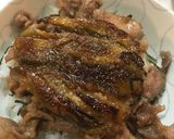 ふっくら香ばしい！豚肉となすの蒲焼丼☆作り方9写真