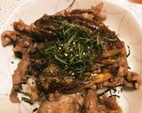 ふっくら香ばしい！豚肉となすの蒲焼丼☆作り方10写真