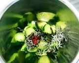 5分で1品キュウリのごま油と塩昆布あえ♡作り方2写真