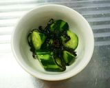 5分で1品キュウリのごま油と塩昆布あえ♡作り方4写真