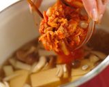 豆腐のキムチスープ作り方3写真