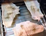 ビールがすすむパリパリ鶏皮作り方1写真